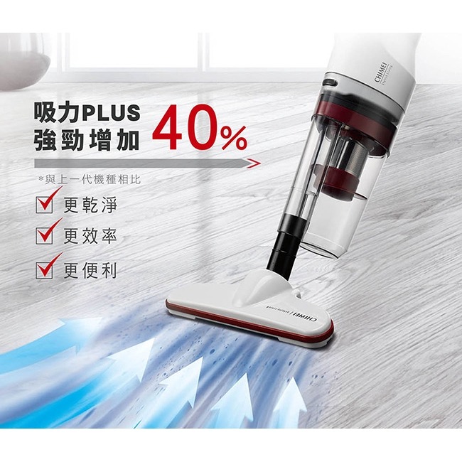 CHIMEI奇美 2in1輕量級多功能無線吸塵器PLUS VC-HP4LSA-細節圖4