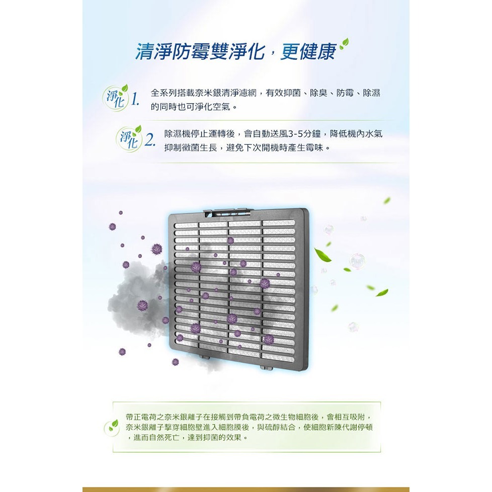 CHIMEI奇美 6L時尚美型節能除濕機 RH-06E0RM 【可減免貨物稅$500】-細節圖5