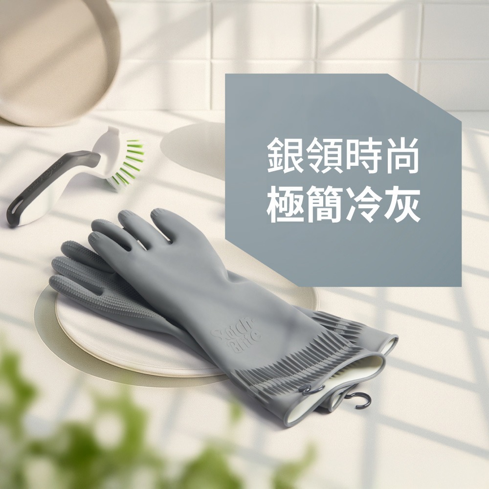 3M 百利灰色掛鉤手套-M/L (尺寸任選)-細節圖3