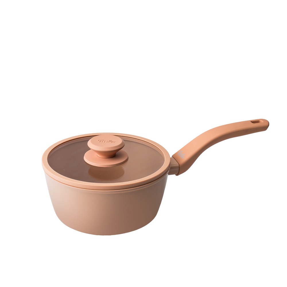 【Fissler 德國菲仕樂】瓷安系列18cm不沾單柄湯鍋/牛奶鍋(附玻璃蓋) IH電磁爐適用-細節圖2