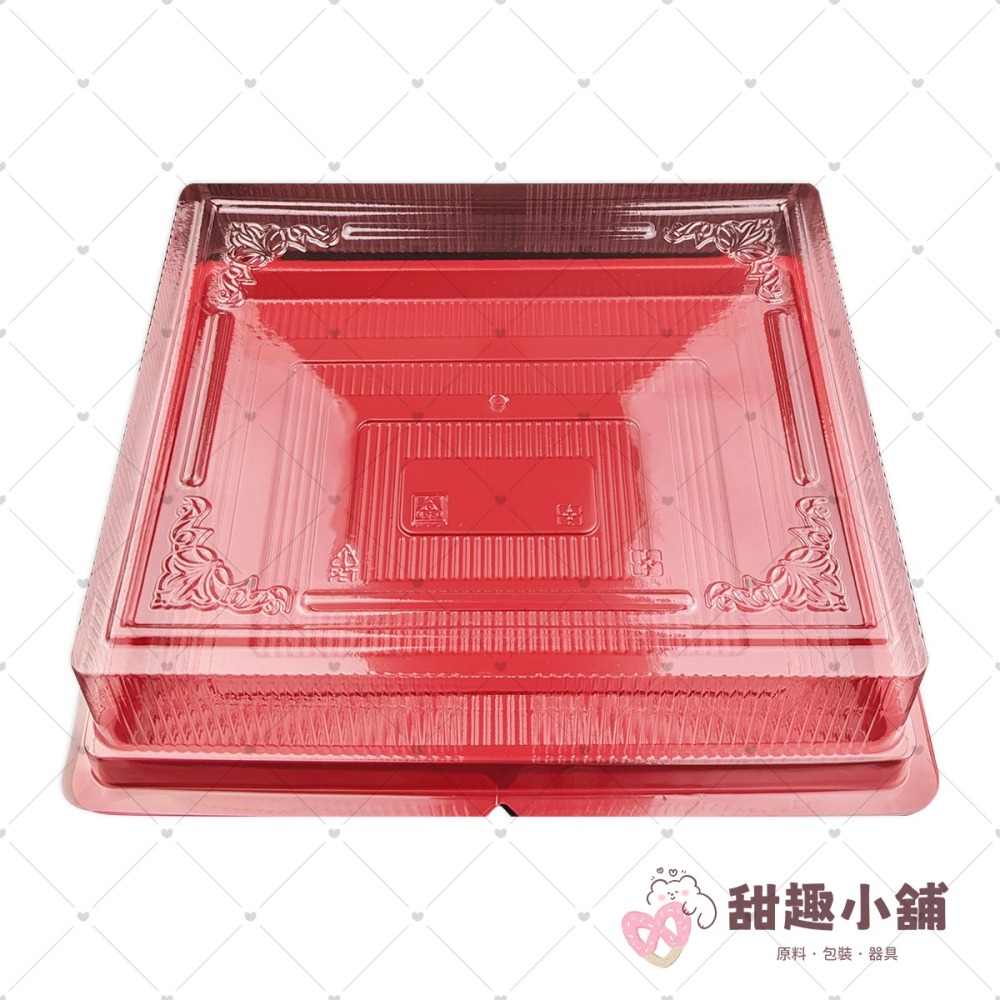 拜拜 五牲禮盒 布丁盒 蛋糕盒 塑膠盒 無自扣 平底 (5入 / 50入)-細節圖2