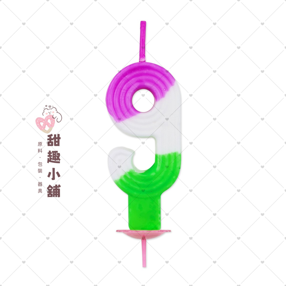 彩虹蠟燭 數字蠟燭 (0、1、2、3、4、5、6、7、8、9、？)-細節圖7