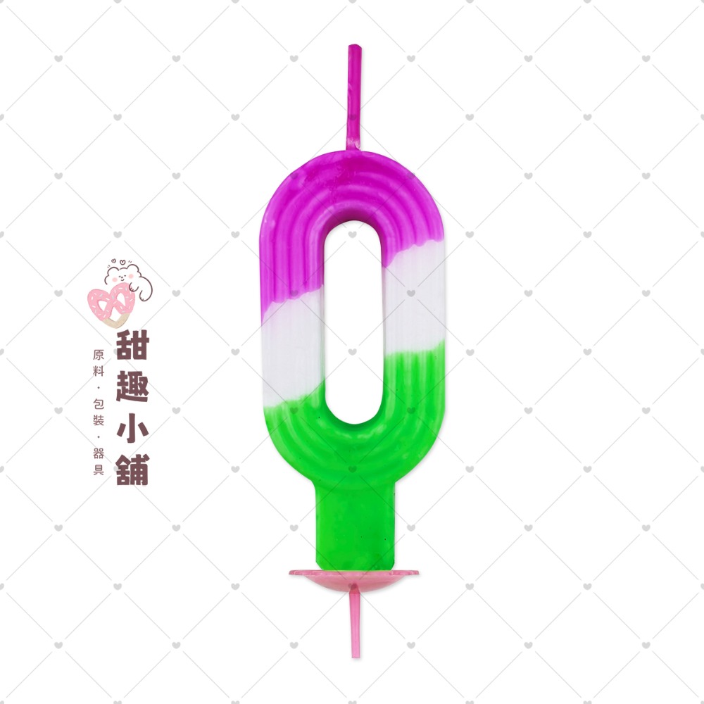 彩虹蠟燭 數字蠟燭 (0、1、2、3、4、5、6、7、8、9、？)-規格圖9