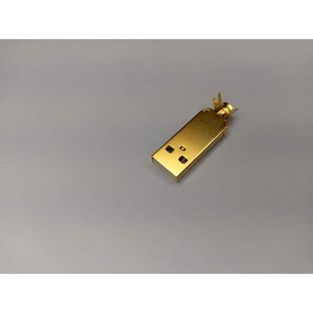 發燒USB插頭 A公 B公 5U鍍金頭 USB A USB B DAC 台灣製-細節圖2