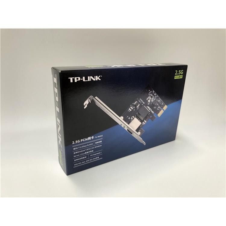 全新 TP-LINK TL-NG421 2.5G網路卡 PCI-E 有線網路卡 2.5GbE 網卡 2500M-細節圖2