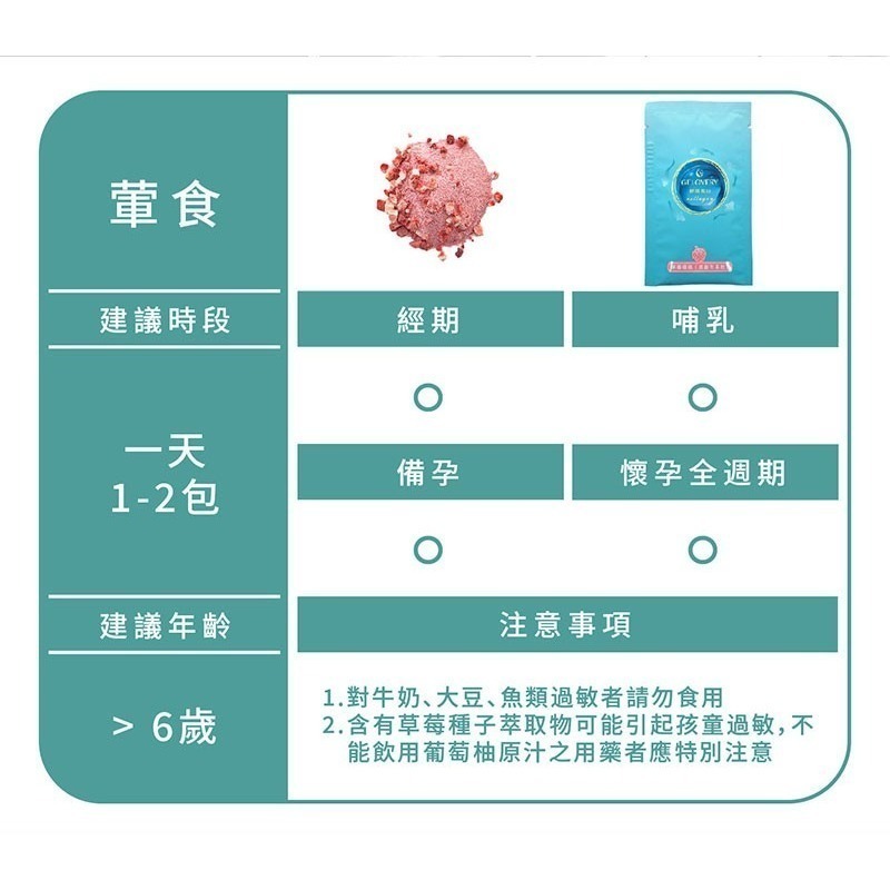 Gelovery 膠原蛋白粉包草莓優格 30包/盒-細節圖2