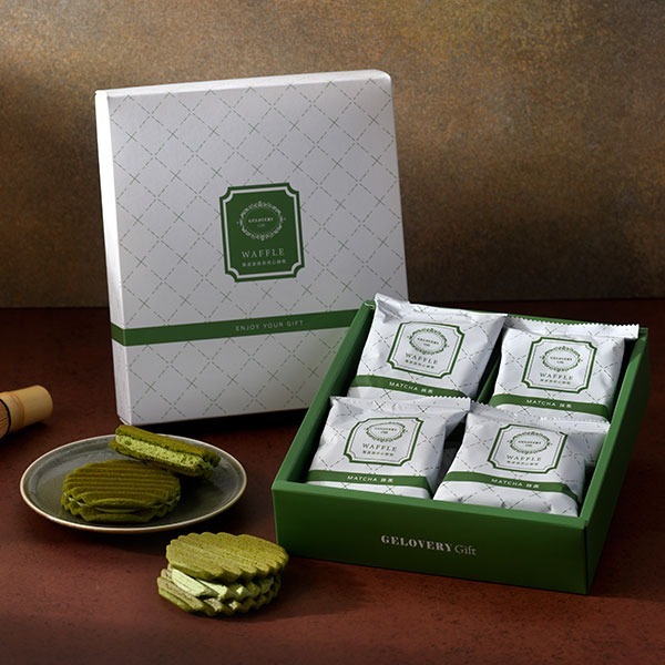 海波浪夾心餅乾  8入/盒 香草/草莓/巧克力/抹茶-細節圖4