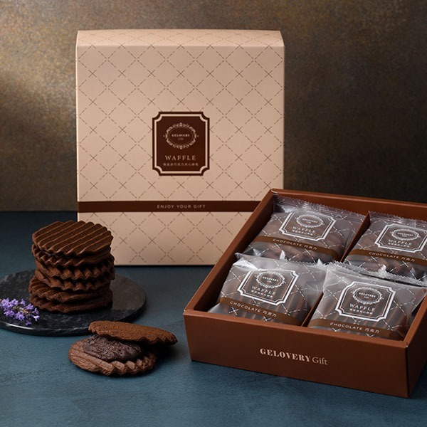 海波浪夾心餅乾  8入/盒 香草/草莓/巧克力/抹茶-細節圖5