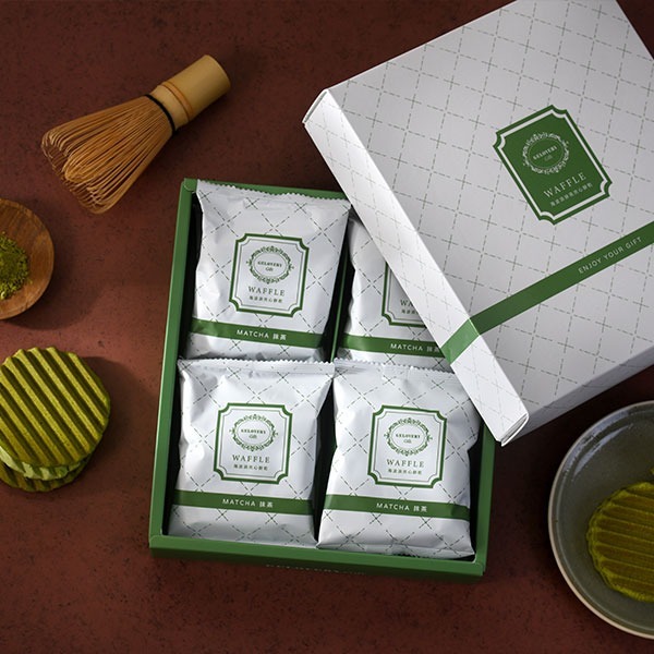 海波浪夾心餅乾  8入/盒 香草/草莓/巧克力/抹茶-規格圖5