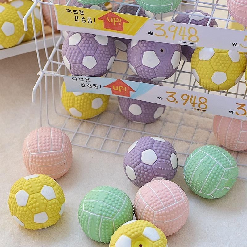 Meowmatmat PET REMBER 足球 發聲玩具-細節圖2