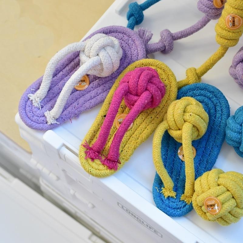 Meowmatmat 撞色寵物玩具 繩結球-細節圖3