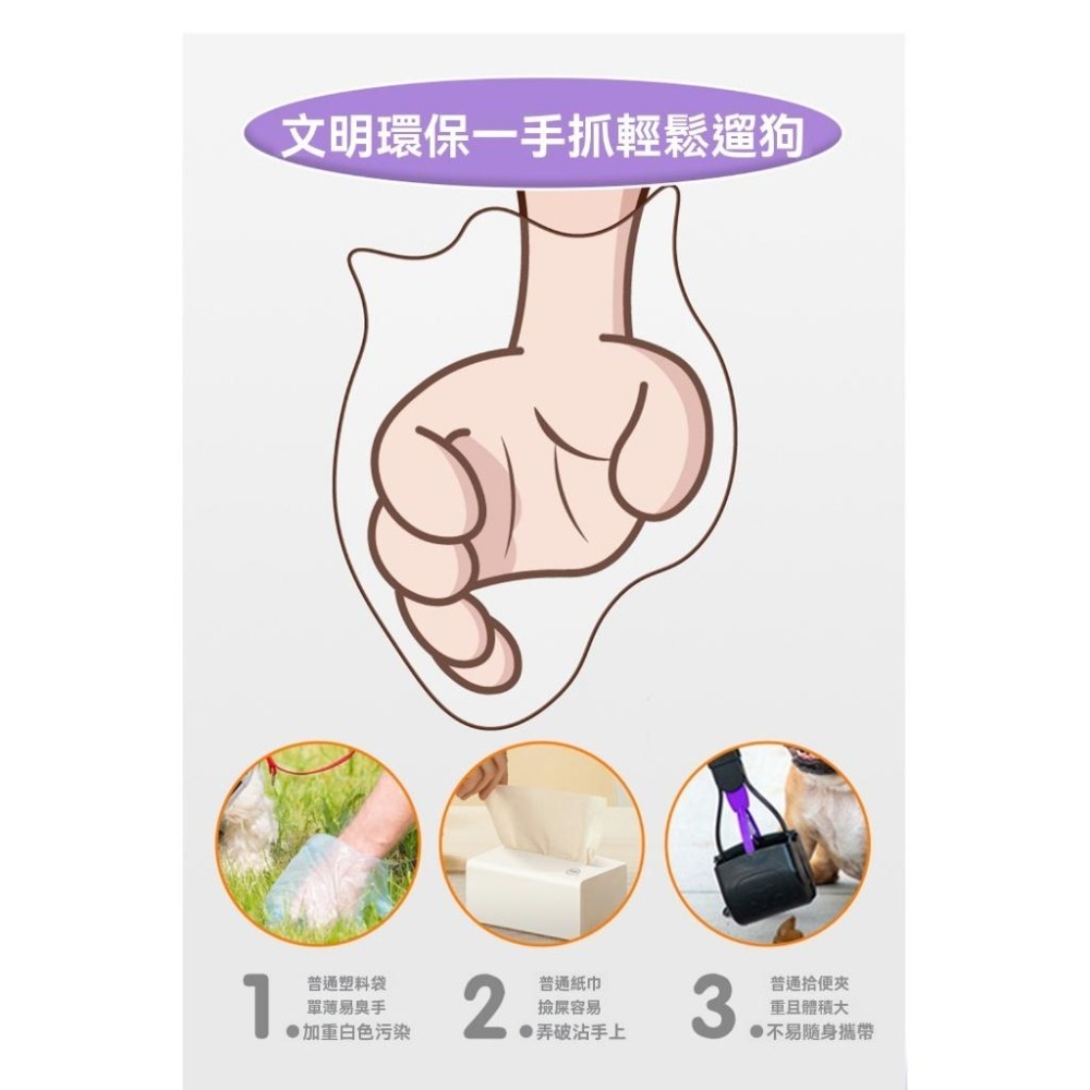 Meowmatmat AHWOO AND GROO 拾便袋 套裝-細節圖3