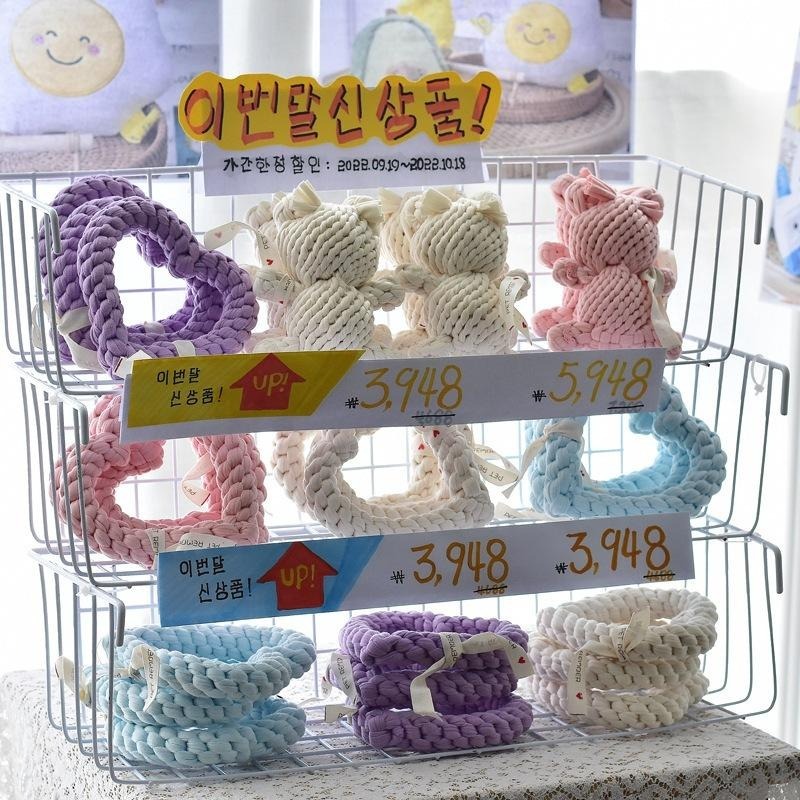 Meowmatmat PET REMBER 愛心繩結 磨牙玩具-細節圖2