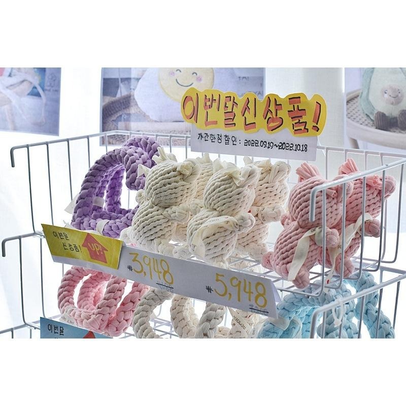 Meowmatmat PET REMBER 愛心繩結 磨牙玩具-細節圖3