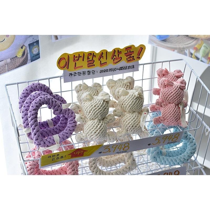 Meowmatmat PET REMBER 愛心繩結 磨牙玩具-細節圖4