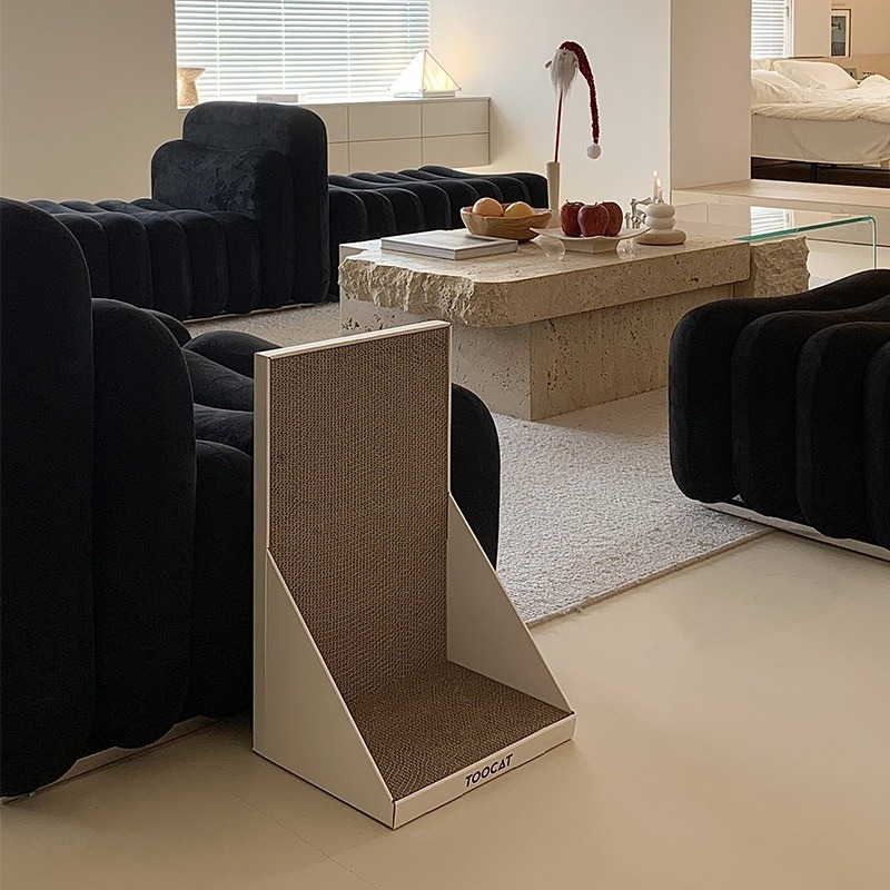 Meowmatmat TOOCAT 2色入 L型瓦楞紙 貓抓板-細節圖2