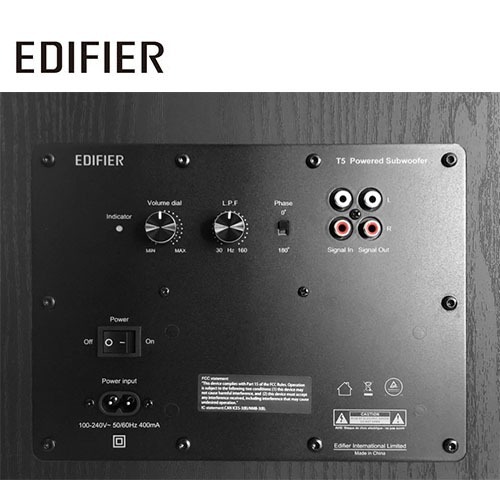 漫步者 EDIFIER T5 獨立主動式重低音喇叭/揚聲器 公司貨-細節圖3