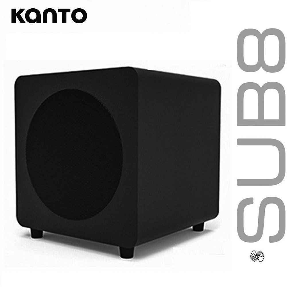 加拿大品牌Kanto SUB8 重低音喇叭8吋紙盆喇叭單體/300W低音威力/相位開關/RCA輸入 公司貨-規格圖1