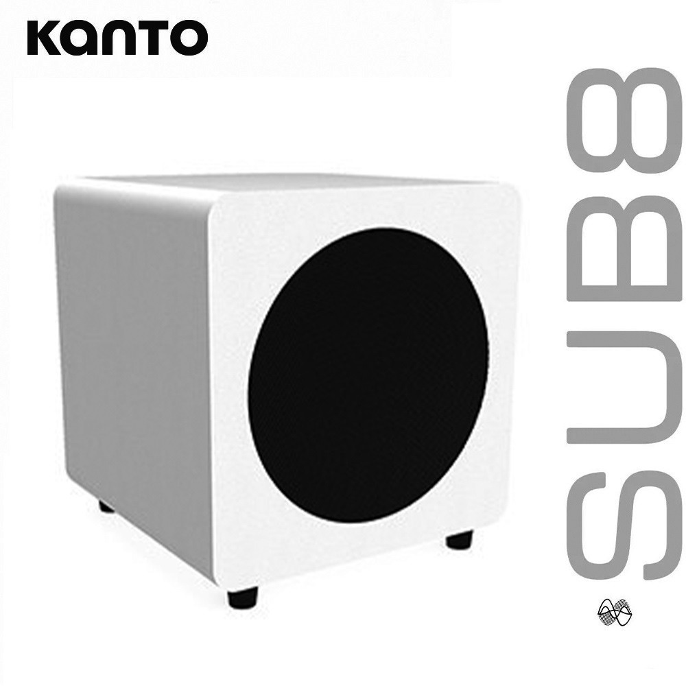加拿大品牌Kanto SUB8 重低音喇叭8吋紙盆喇叭單體/300W低音威力/相位開關/RCA輸入 公司貨-規格圖1