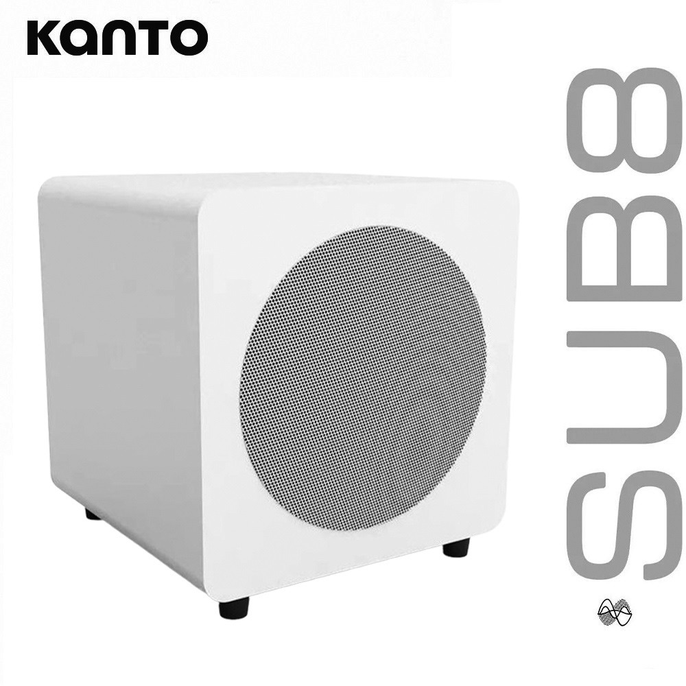 加拿大品牌Kanto SUB8 重低音喇叭8吋紙盆喇叭單體/300W低音威力/相位開關/RCA輸入 公司貨-規格圖1