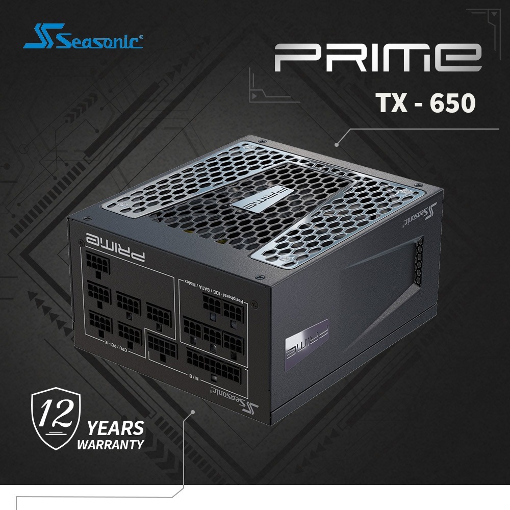 海韻 Seasonic PRIME TX 電源供應器 鈦金/全模-規格圖1