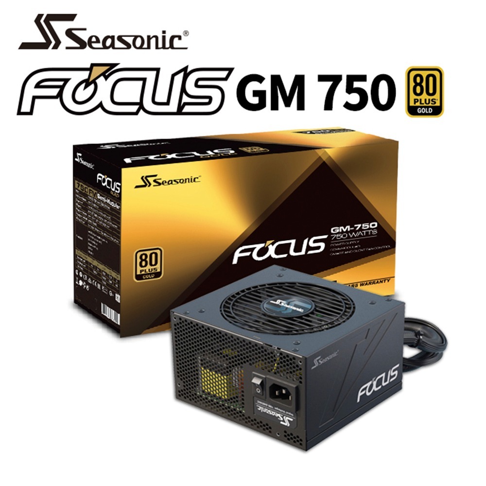 海韻 Seasonic FOCUS GM 電源供應器 金牌/半模-規格圖1