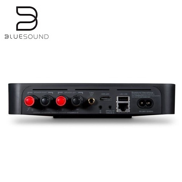 加拿大 BLUESOUND POWERNODE EDGE Wi-Fi多媒體擴大機 數位串流擴大機 黑/白-細節圖3