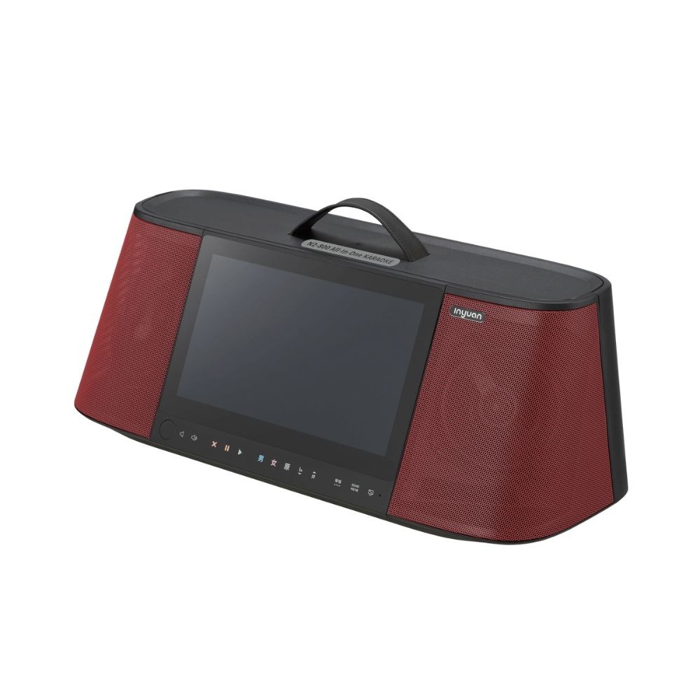 Inyuan 音圓 N2-800 手提式點歌伴唱機行動KTV(含無線麥克風二支/鋰電池)標配版-細節圖2