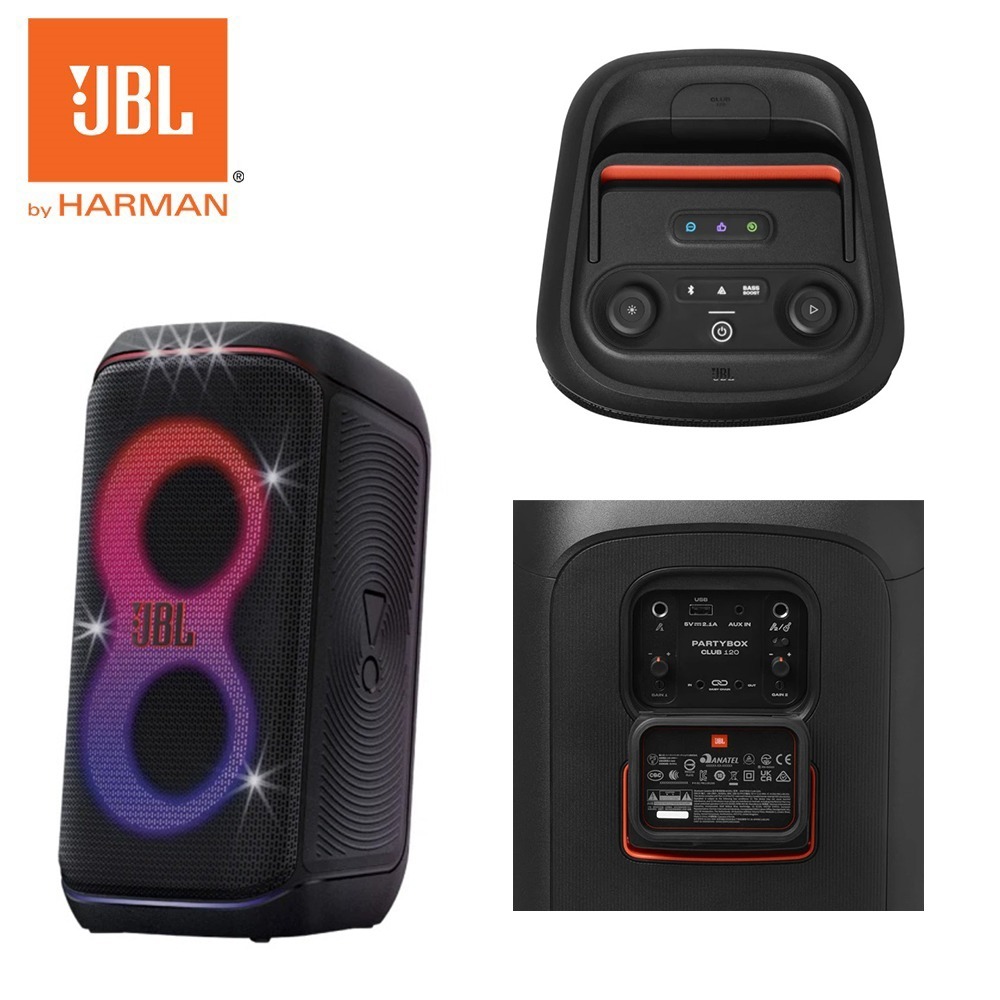 JBL PartyBox Club 120 便攜式派對藍牙音響 公司貨-規格圖3
