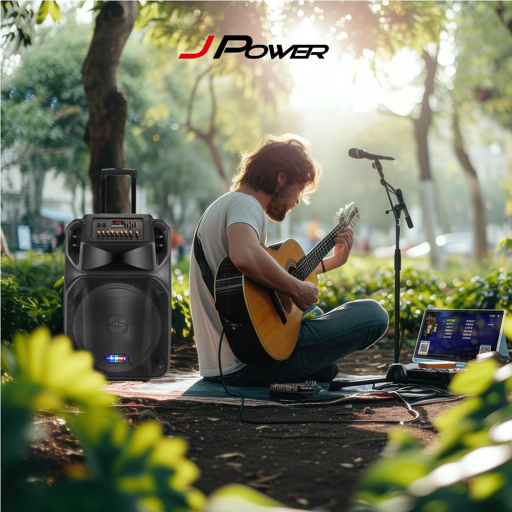 JPOWER 杰強 SingPAD樂唱機震天雷雷鬼版(美華平板 無限序號 12吋拉桿式KTV藍牙音響組合)-細節圖2