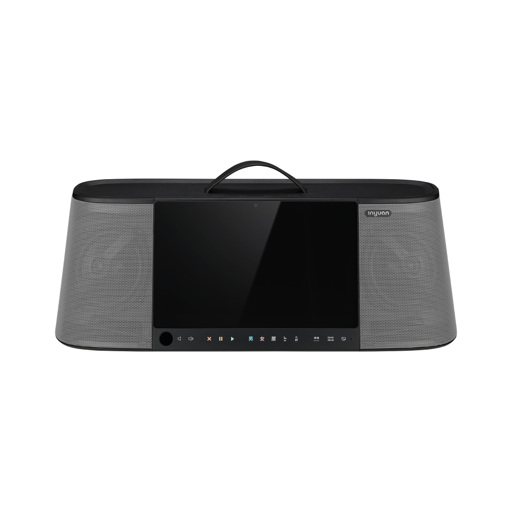 Inyuan 音圓 PARTY-7000 手提式點歌伴唱機行動KTV(含無線麥克風二支/4TB硬碟/鋰電池/腳架)-細節圖3