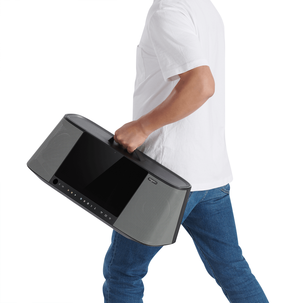 Inyuan 音圓 PARTY-7000 手提式點歌伴唱機行動KTV(含無線麥克風二支/4TB硬碟/鋰電池/腳架)-細節圖5