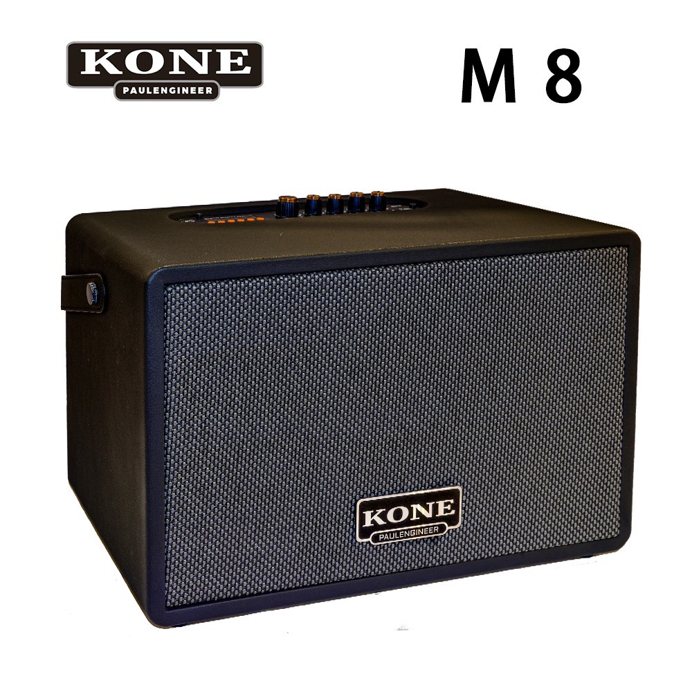 KONE M8 行動便攜式KTV 藍芽音響 8吋強撼低音搭配2支無線麥克風~-規格圖1
