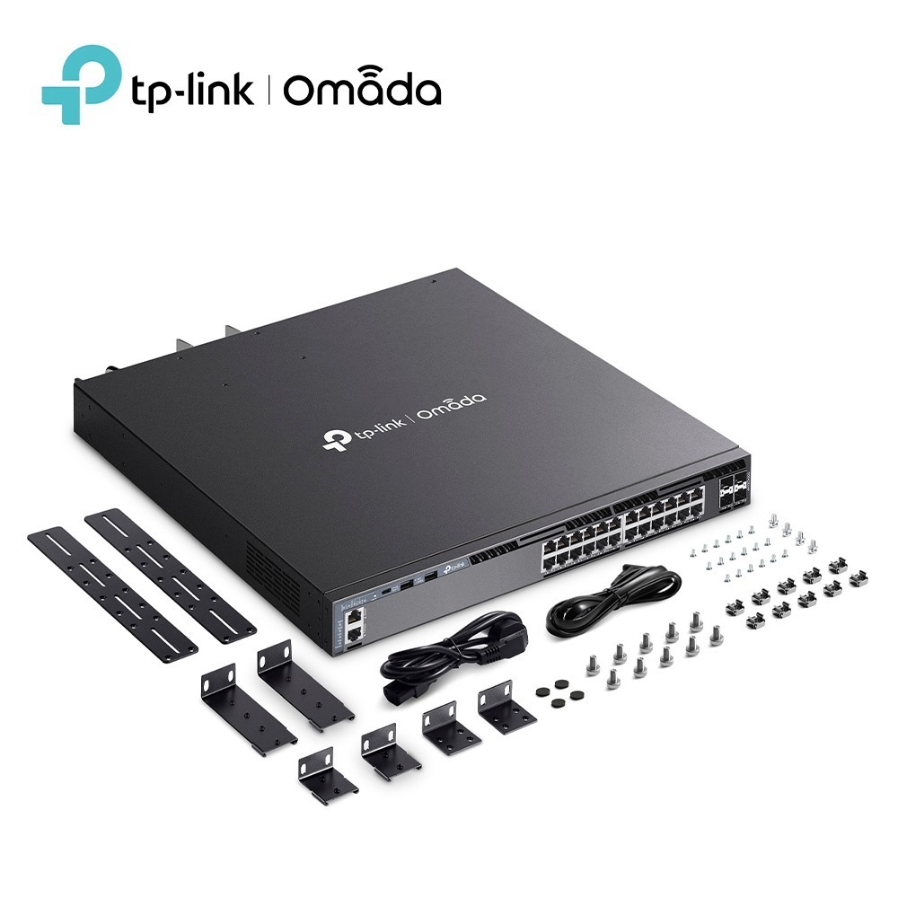 TP-LINK Omada SG6428XHP 24 埠 Gigabit 可堆疊 L3 管理型 PoE+ 交換器-細節圖5