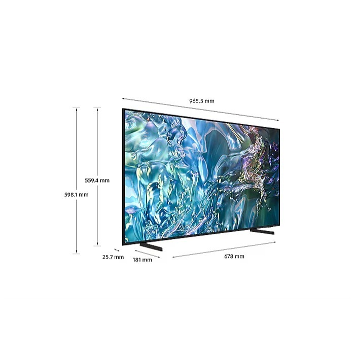 SAMSUNG 三星 QA43Q60DAXXZW 43吋 4K QLED 量子智慧連網顯示器 Q60D-細節圖3