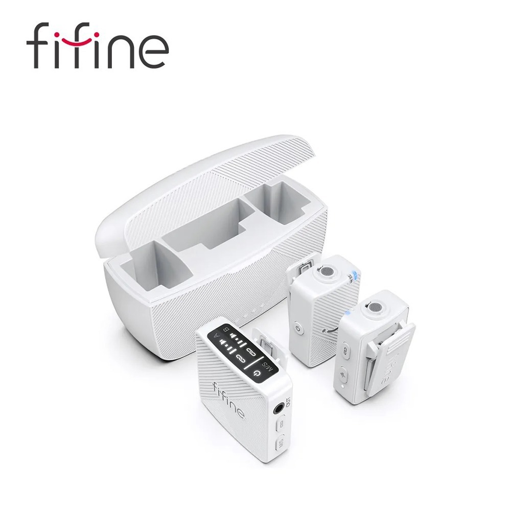 FIFINE M9 雙無線領夾式直播麥克風-規格圖1