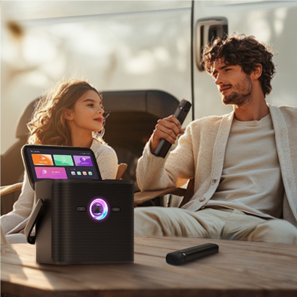 Ikarao 愛克拉 S3 一體式便攜卡拉OK機 附2支無線麥克風 公司貨-細節圖2