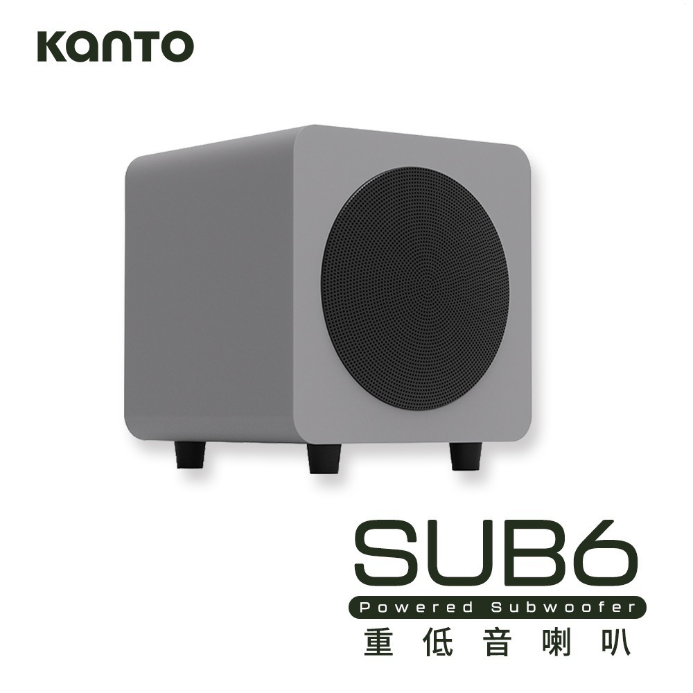 加拿大品牌 Kanto SUB6 重低音喇叭6吋紙盆低音單體/200W低音威力/RCA輸入 公司貨-規格圖1