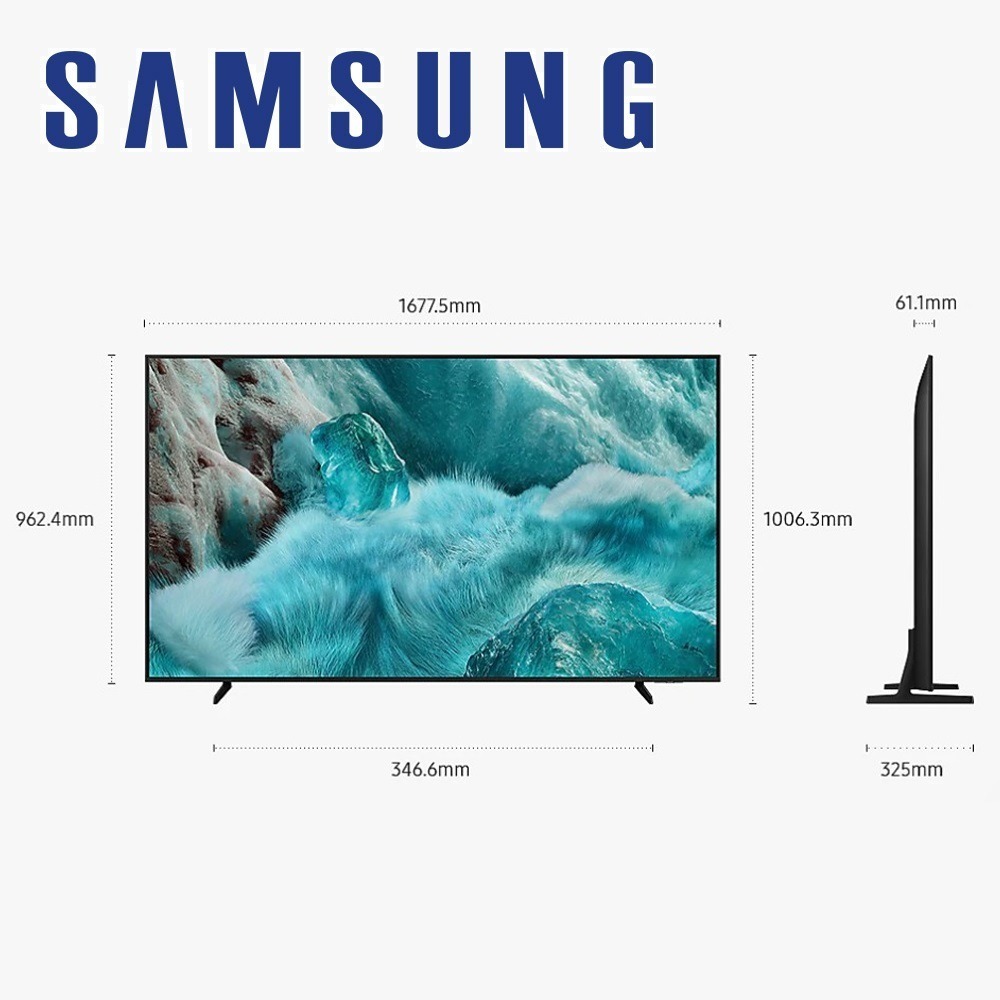SAMSUNG 三星 QLED Q7F 4K QA75Q7FAAXXZW 75吋 Vision AI 智慧顯示器-細節圖3