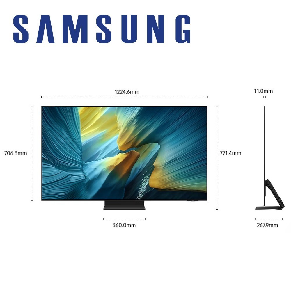 SAMSUNG 三星 OLED S95F 4K QA55S95FAXXZW 55吋 Vision AI 智慧顯示器-細節圖3
