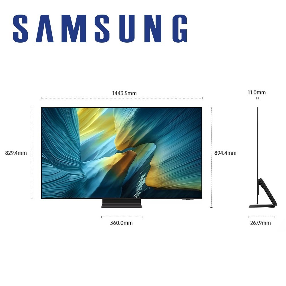 SAMSUNG 三星 OLED S95F 4K QA65S95FAXXZW 65吋 Vision AI 智慧顯示器-細節圖3
