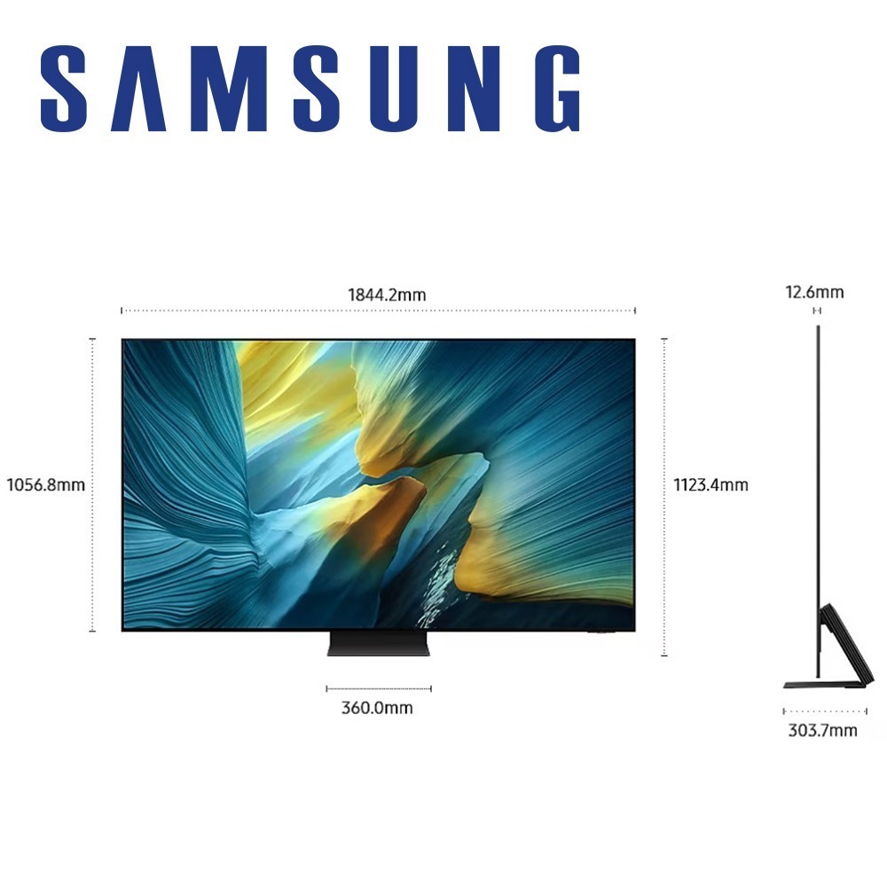 SAMSUNG 三星 OLED S95F 4K QA83S95FAEXZW 83吋 Vision AI 智慧顯示器-細節圖3