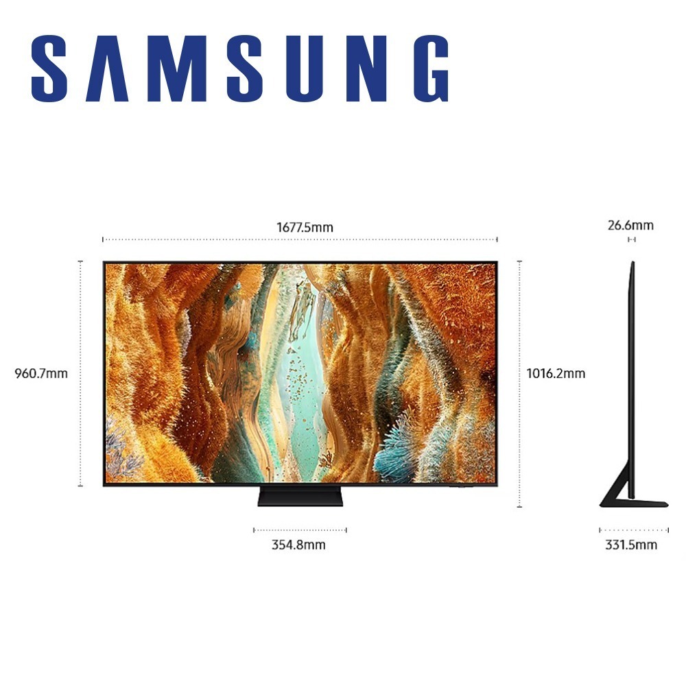 SAMSUNG 三星 Neo QLED QN70F 4K QA75QN70FAXXZW 75吋 Vision AI-細節圖3
