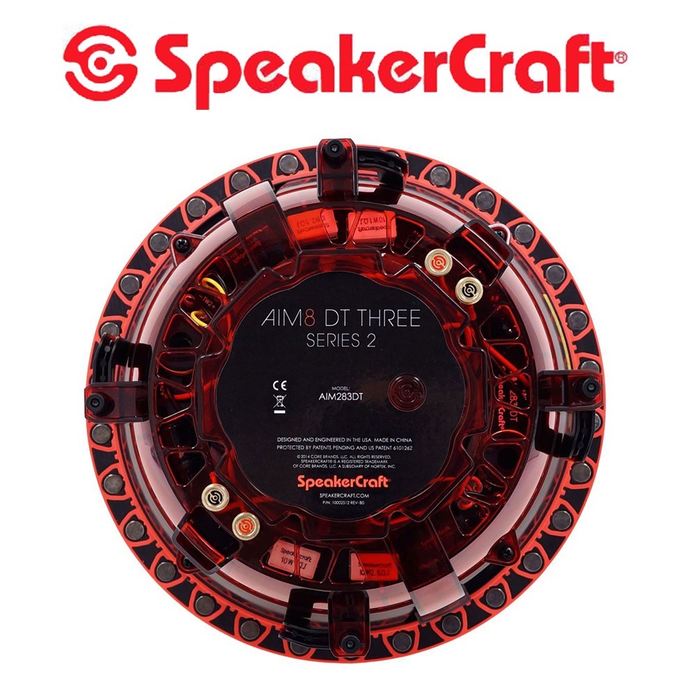 美國 SpeakerCraft AIM8 THREE DT Series 2 圓形崁頂/嵌入式喇叭/1支-細節圖4