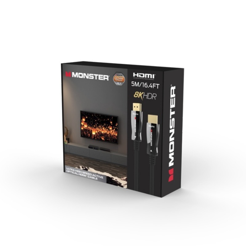美國 MONSTER CABLE Essentials 8K AOC 主動式光纖HDMI線材-細節圖2