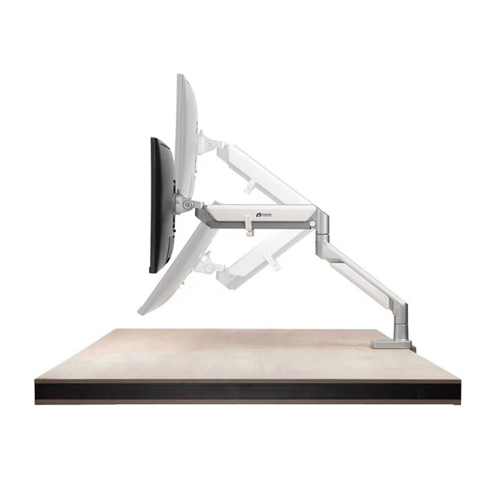 Raymii COZY系列 LS4 合金 氣壓式螢幕支架 螢幕架 螢幕增高支架/銀色-細節圖5