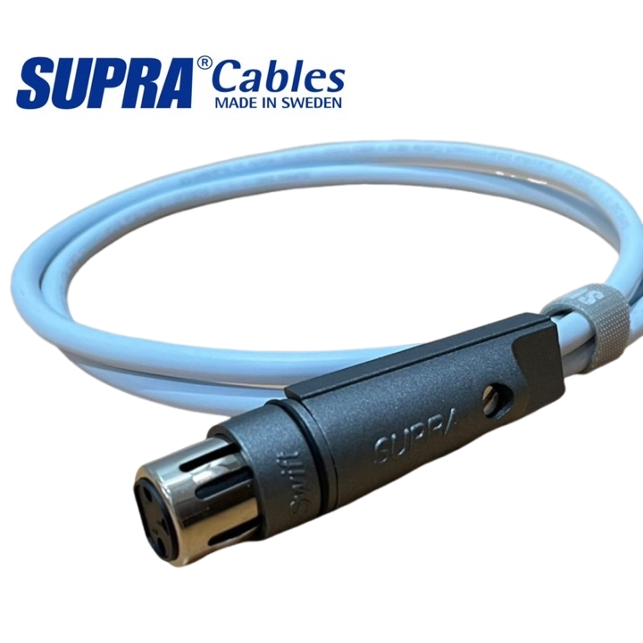 瑞典 supra 線材 DAC-XLR AES/EBU 數位平衡線/冰藍色/公司貨-細節圖3