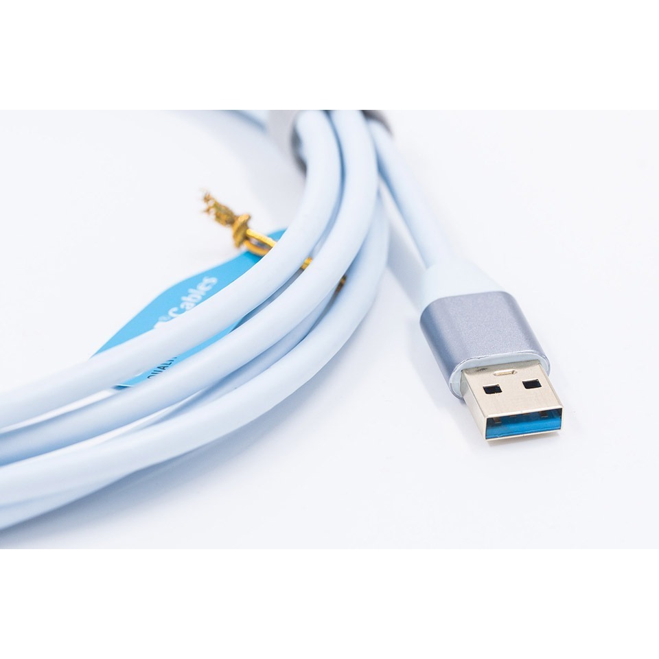 瑞典 supra 線材 超高速3.2 USB-A 轉 USB-C 數位線/冰藍色/公司貨-細節圖2