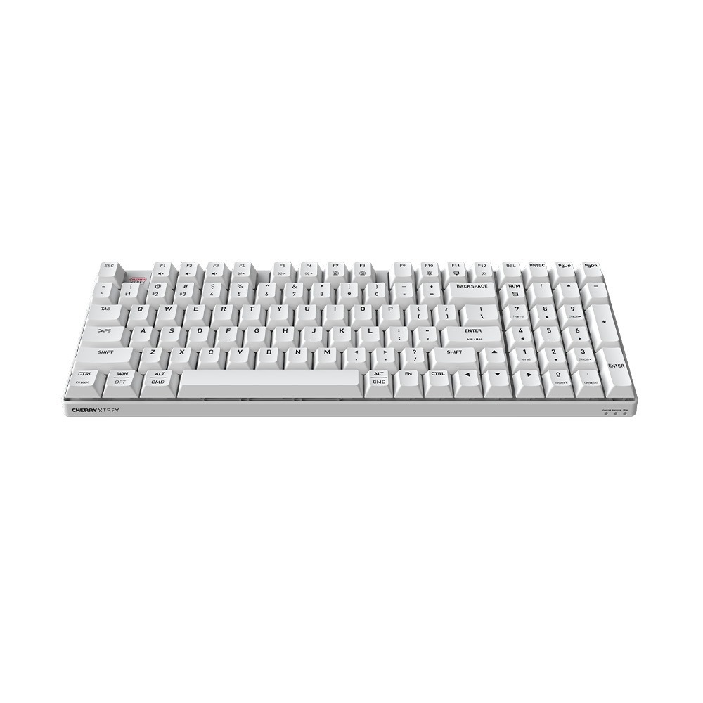 德國工藝 Cherry 無線三模 Xtrfy K37 RGB 白 電競鍵盤 (編號:CH-KB-K37W-RWPA)-細節圖2