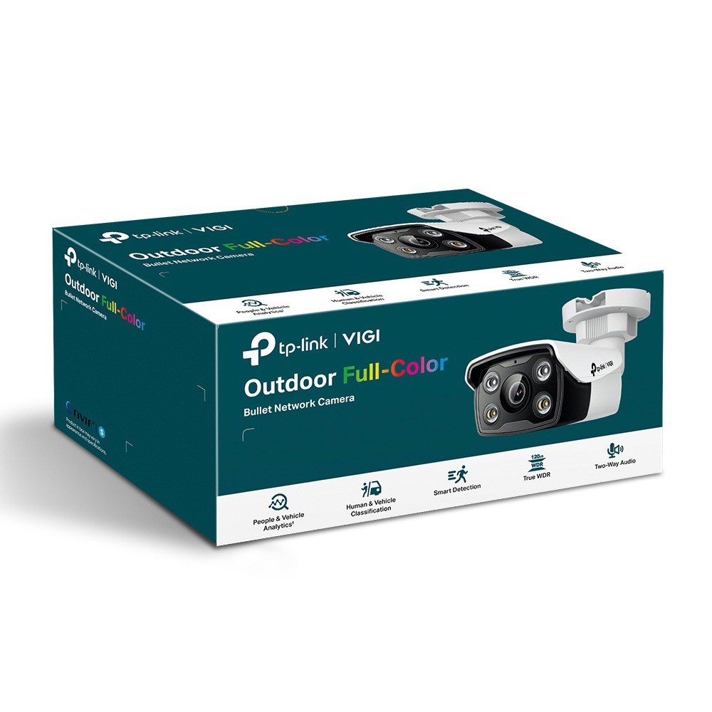 TP-Link VIGI C350 5MP 戶外全彩槍型監視器/商用網路監控攝影機/6mm鏡頭-細節圖2